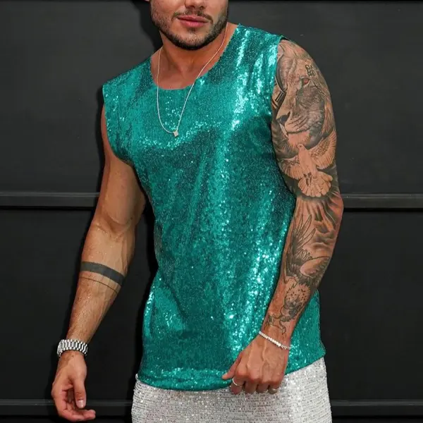 Men's Party Sexy Tank Top - Bustalent.com 