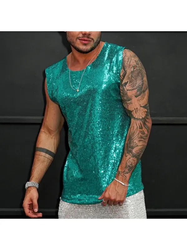 Men's Party Sexy Tank Top - Spiretime.com 