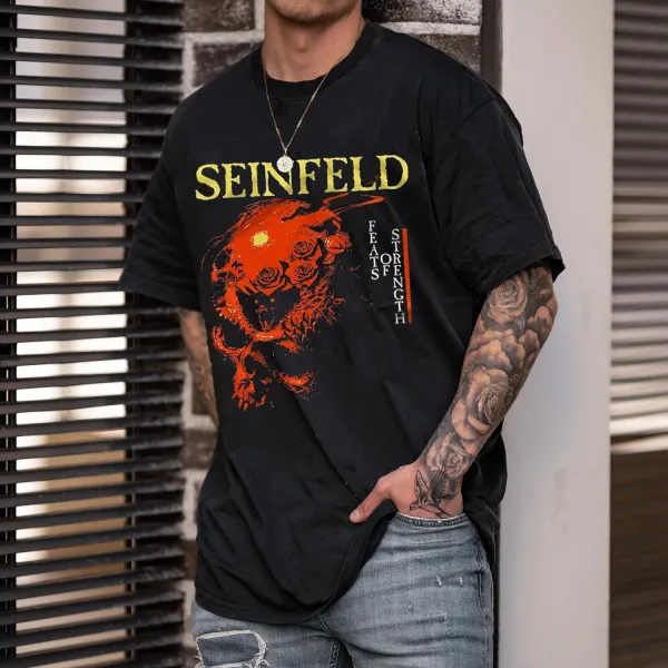 Casual Music Printed Loose T-shirt - Trisunshine.com 