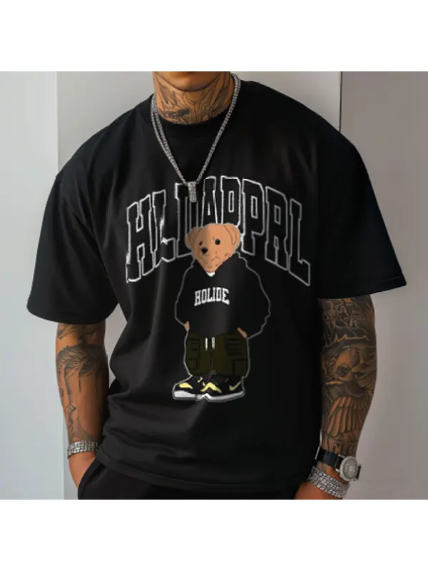 Pocket Bear Trendy T-shirt - Ootdmw.com 