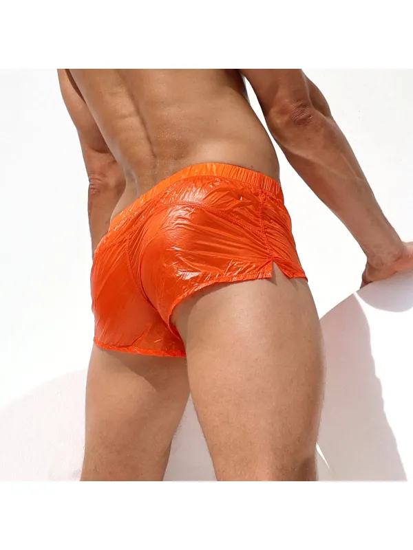 See-through Nylon Sport Swimwear Shorts - Ootdmw.com 
