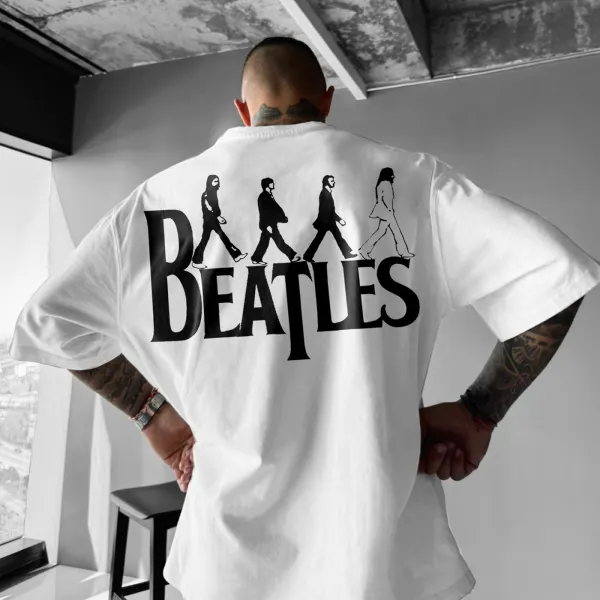 The Beatles CDG - Printed T-Shirt - Ootdyouth.com 