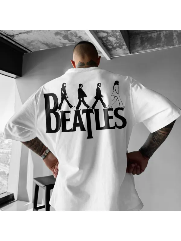 The Beatles CDG - Printed T-Shirt - Ootdmw.com 