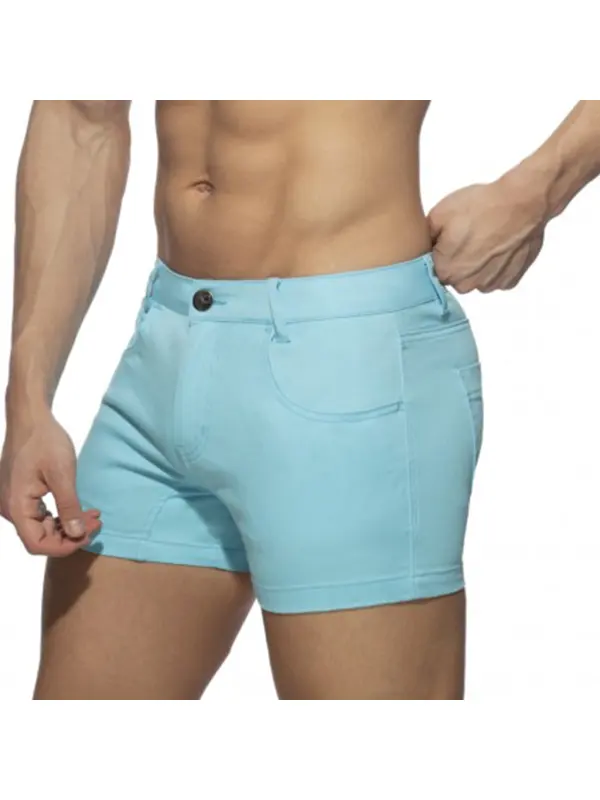 Men's Macaron Short Trousers - Timetomy.com 
