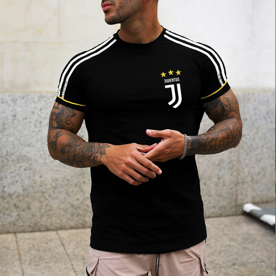 

Men's Gym Italian Piedmont Football Print T-shirt