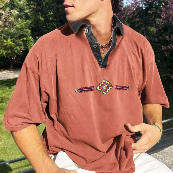 Men's Vintage Holiday Surf Polo T-Shirt - Anurvogel.com 