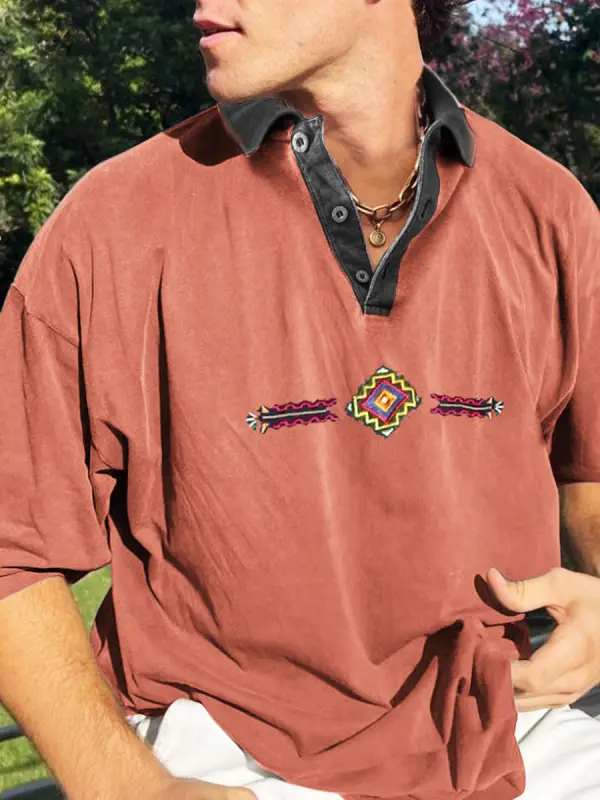 Men's Vintage Holiday Surf Polo T-Shirt - Menbarn.com 