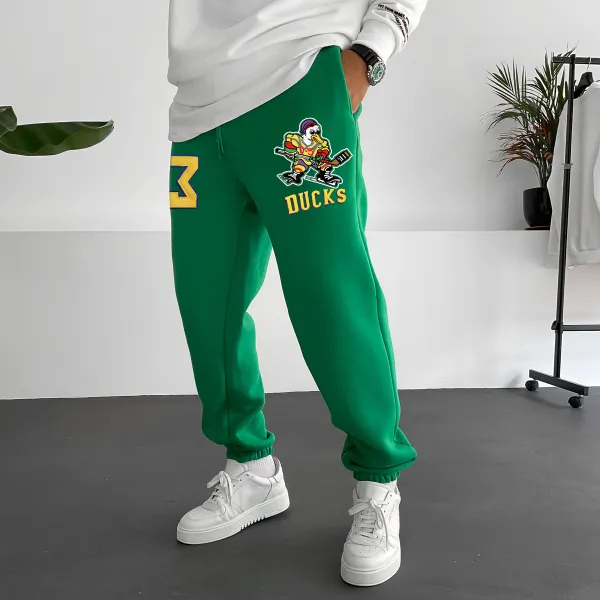 Men's Hockey Print Casual Track Pants - Anurvogel.com 