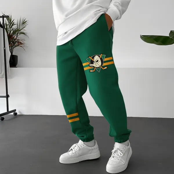 Men's Hockey Print Casual Track Pants - Anurvogel.com 