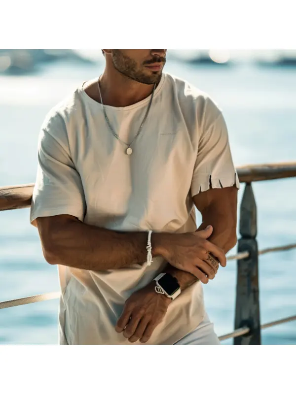 Elegant Split Sleeve T-Shirt - Anrider.com 