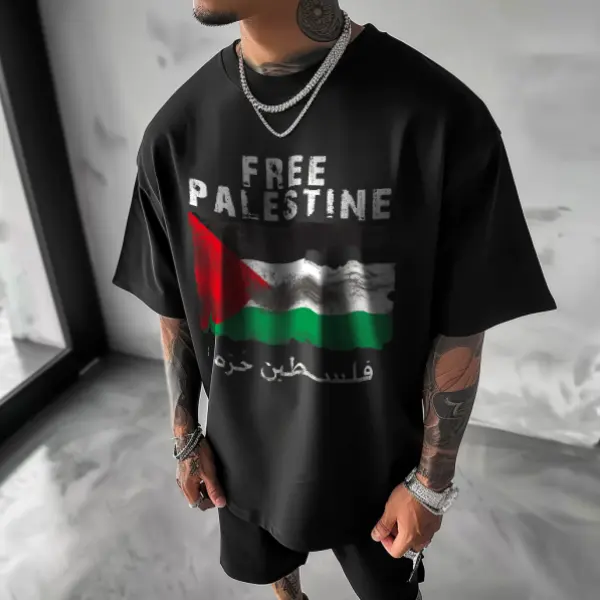 Palestine Trendy Printed T-shirt - Anurvogel.com 