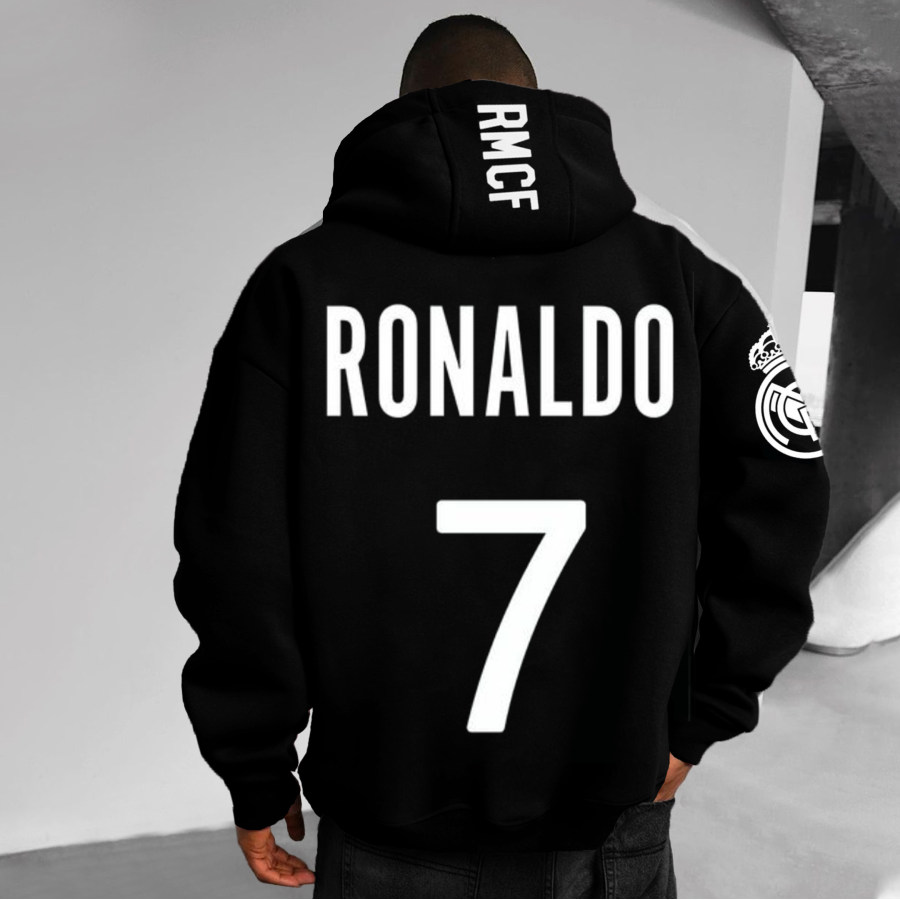 

Unisex Madridista Football Print Casual Hoodie