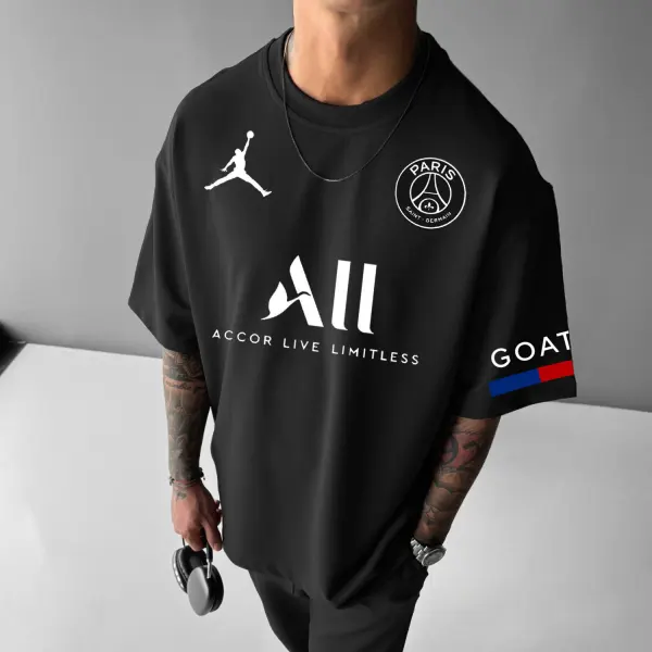 Oversized Paris Saint Germain T-shirt - Dozenlive.com 