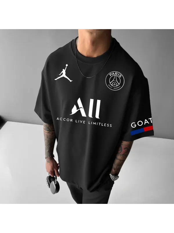 Oversized Paris Saint Germain T-shirt - Anrider.com 