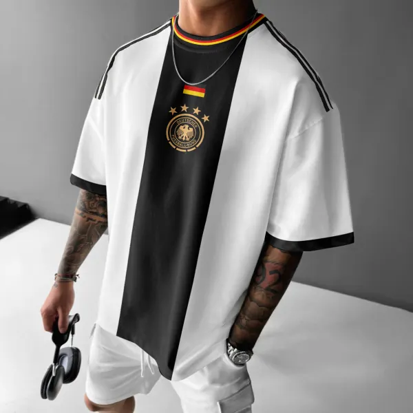Unisex Casual Germany National Football Team Tee - Cotosen.com