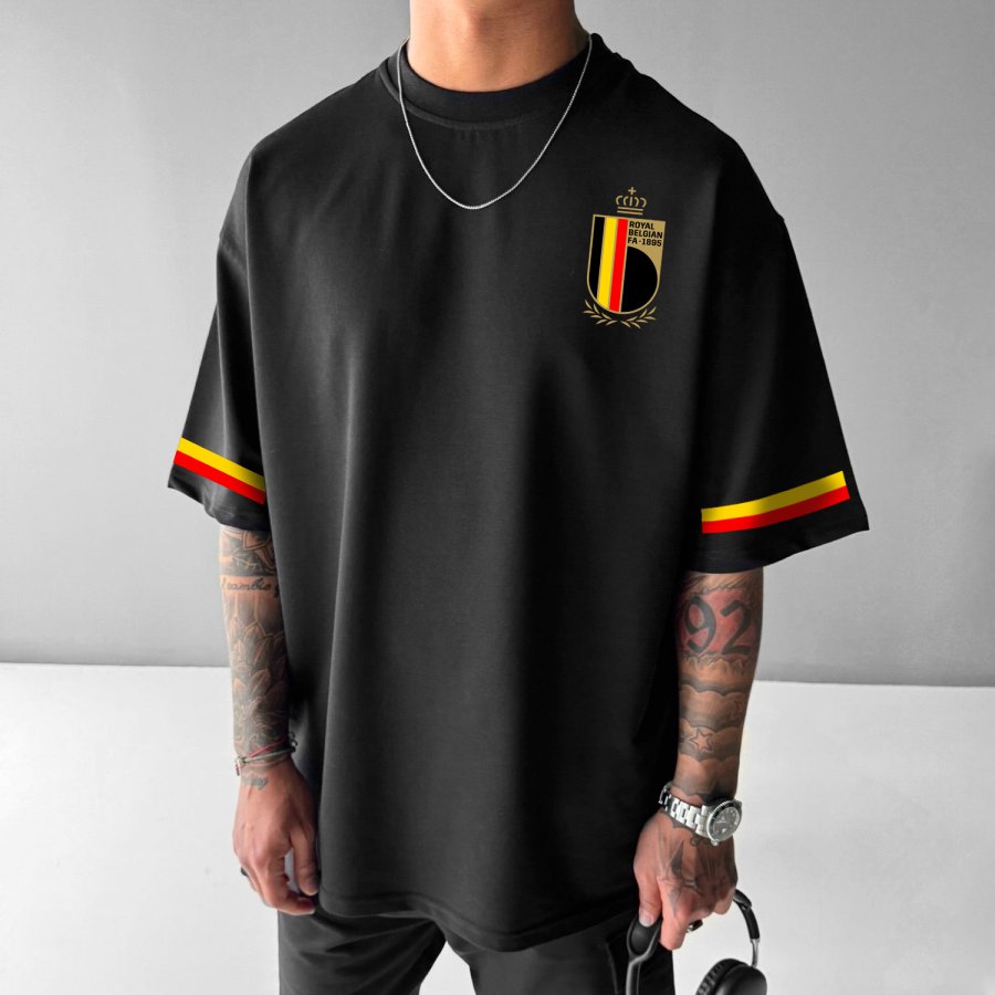 

Oversized Belgium National Football Team Tee