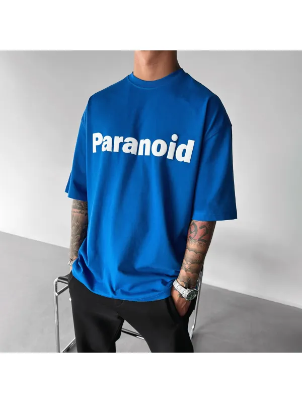 Unisex Casual Paranoid Tee - Timetomy.com 