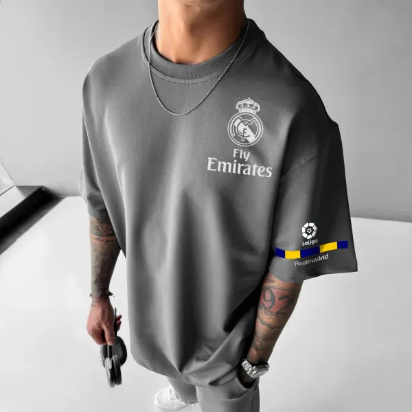Print Oversized Tee - Ootdyouth.com 