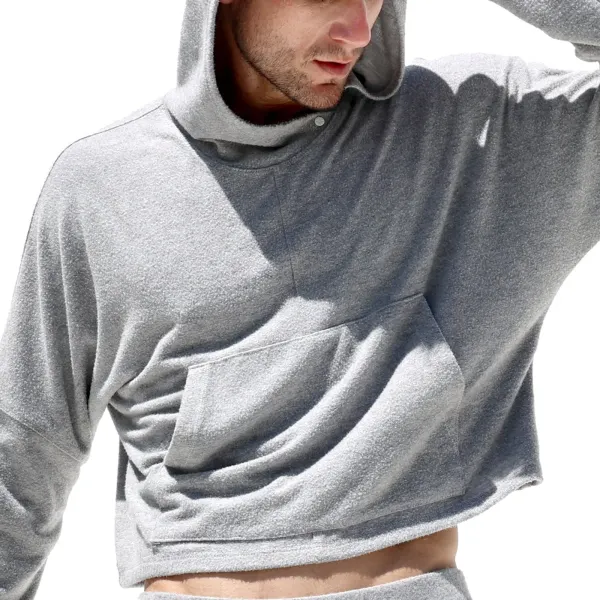 Men's Casual Stretch Cotton Blend Short Casual Jacket - Mushope.com 