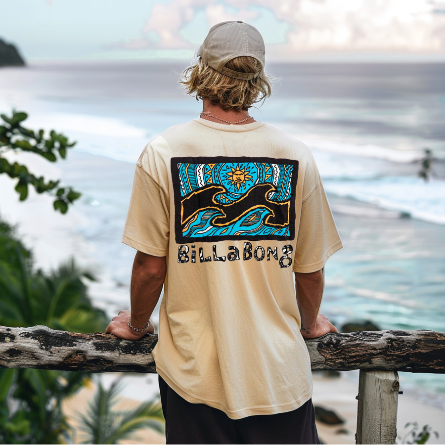 

Unisex Vintage Holiday Billabong Surf Printed T-shirt