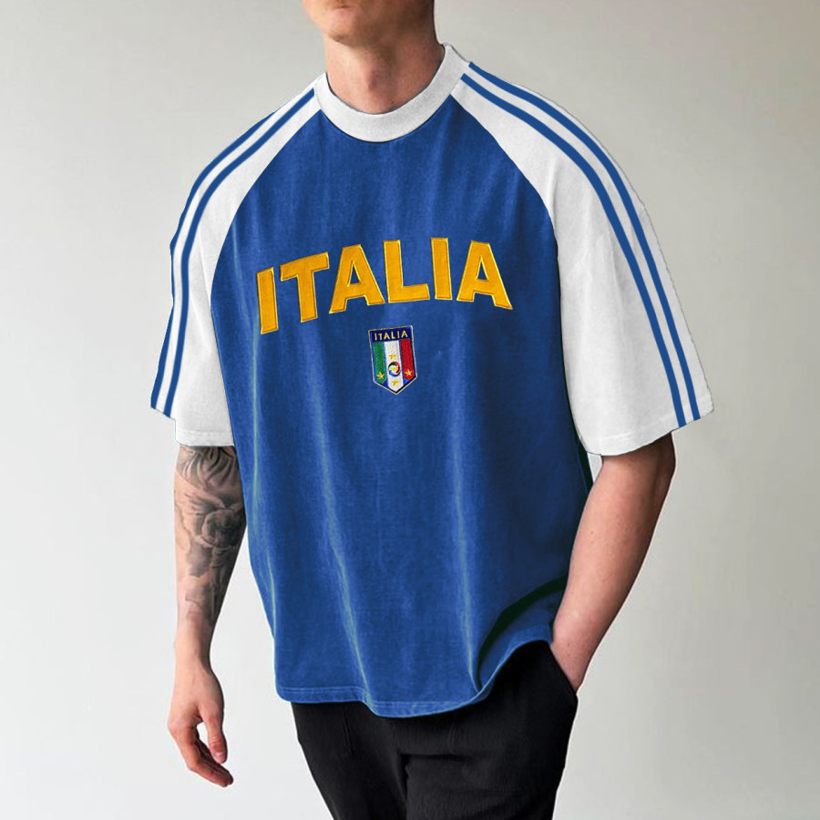 

Unisex Vintage Italian Football Y2K T-Shirt