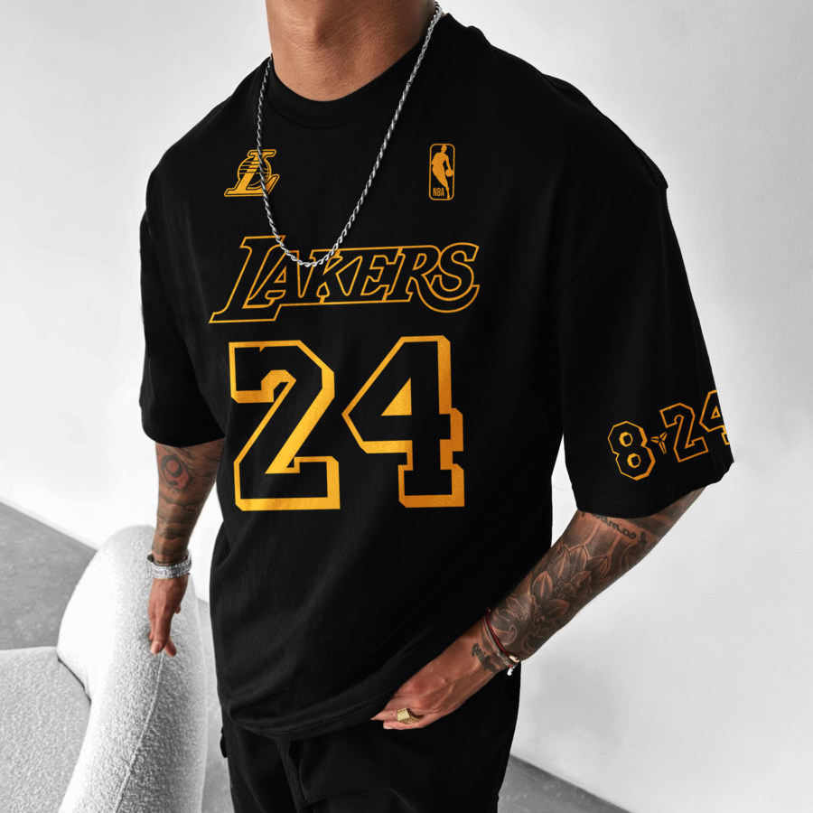 

Unisex Casual Basketball Print T-Shirt