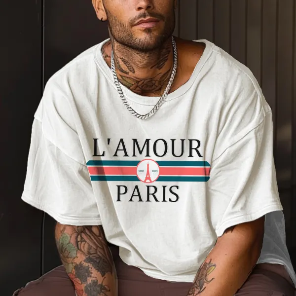 Unisex VintageParis France 2024 Oversized T-shirt - Ootdyouth.com 