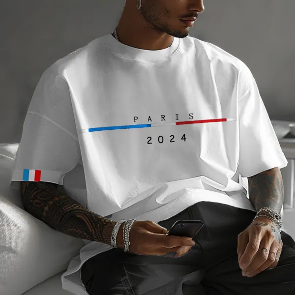 Unisex Paris France 2024 National Basic T-shirt - Spiretime.com 