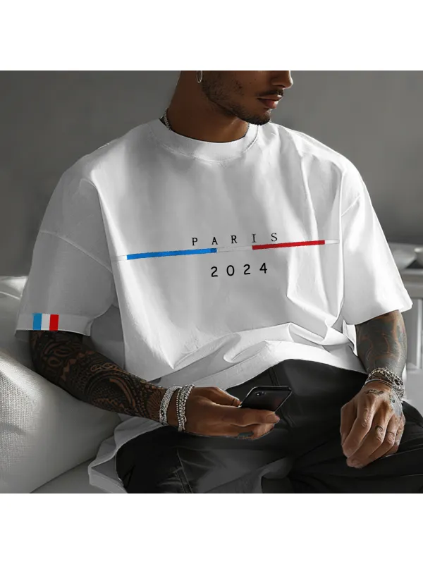 Unisex Paris France 2024 National Basic T-shirt - Ootdmw.com 