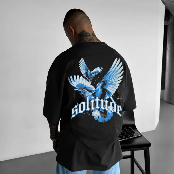 Oversized Solitude Men's T-Shirt - Nicheten.com 