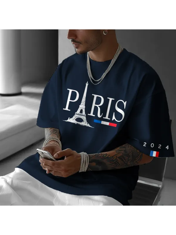 Unisex Paris France 2024 National T-shirt - Anrider.com 