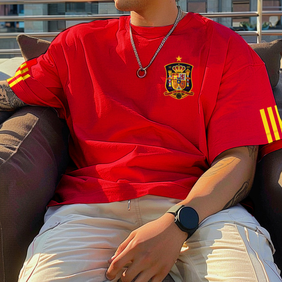 

Unisex Casual Spain National Football Team T-shirt