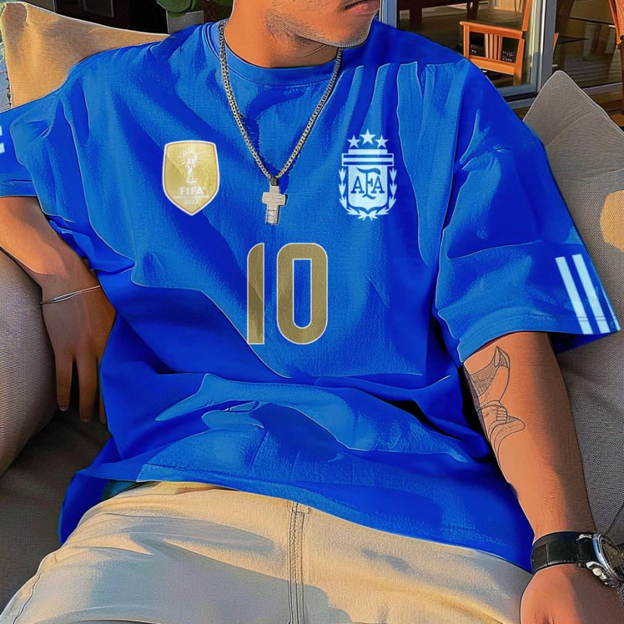 

Unisex Casual Argentina National Football Team T-shirt