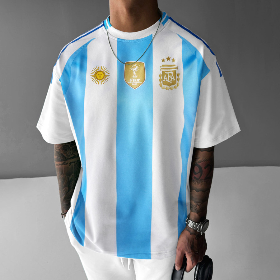 

Unisex Casual Argentina National Football Team T-shirt