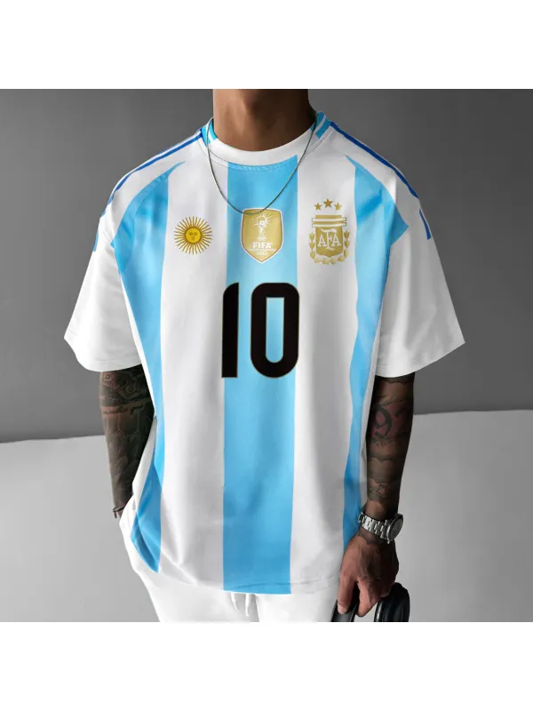 Unisex Casual Argentina 2024 Jersey T-shirt - Timetomy.com 