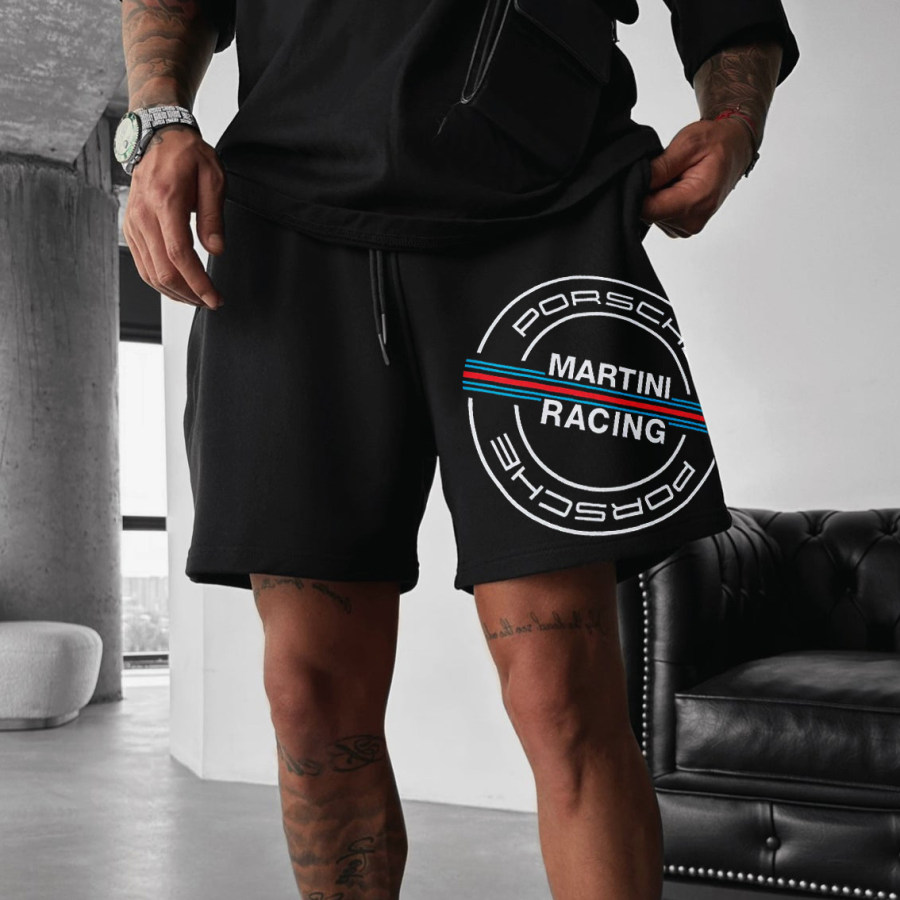 

Unisex Casual Oversized Martini Racing Shorts