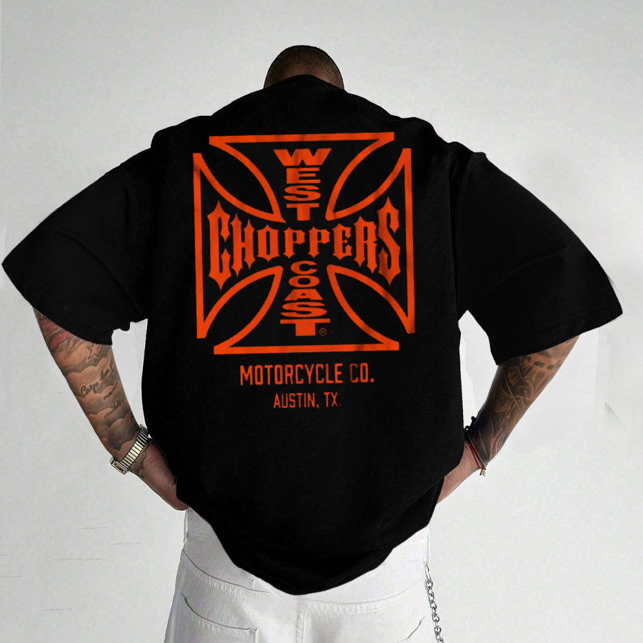 

Unisex West Coast Choppers Printed Oversized T-Shirt