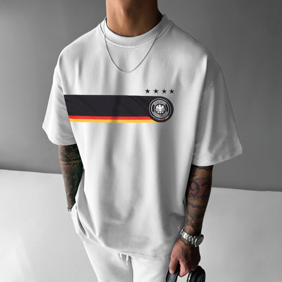 

Germany Football Team Oversized Printed Tee