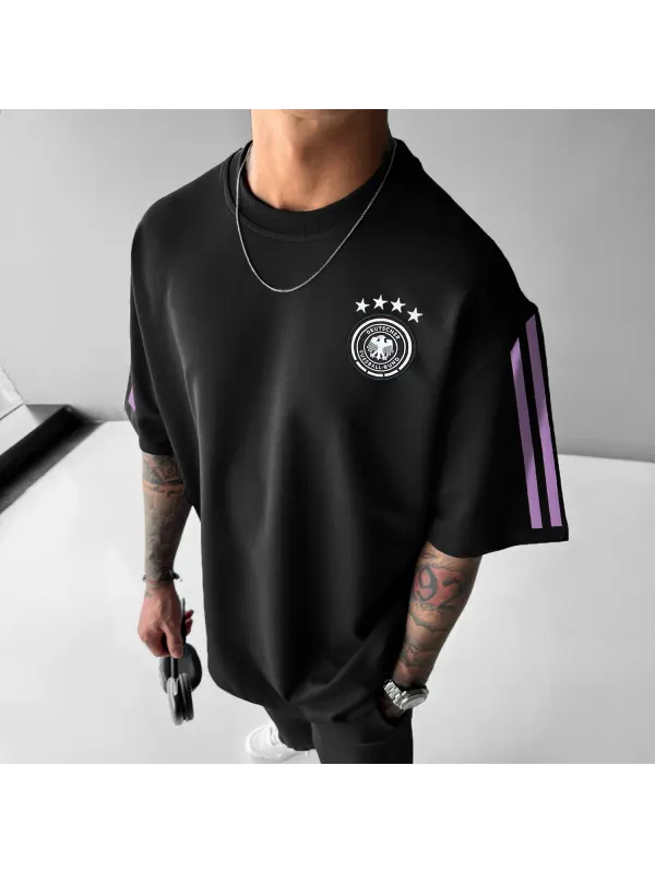 Oversized Football Team Tee - Anrider.com 