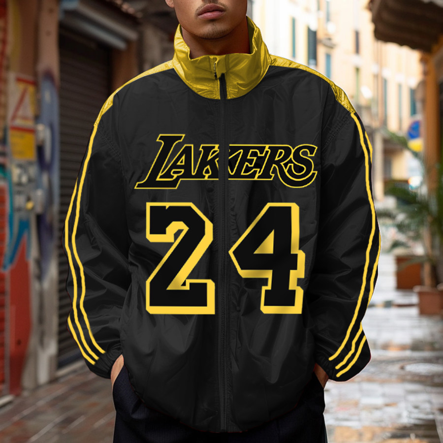 

Casual Basketball Simple Zipper Jacket