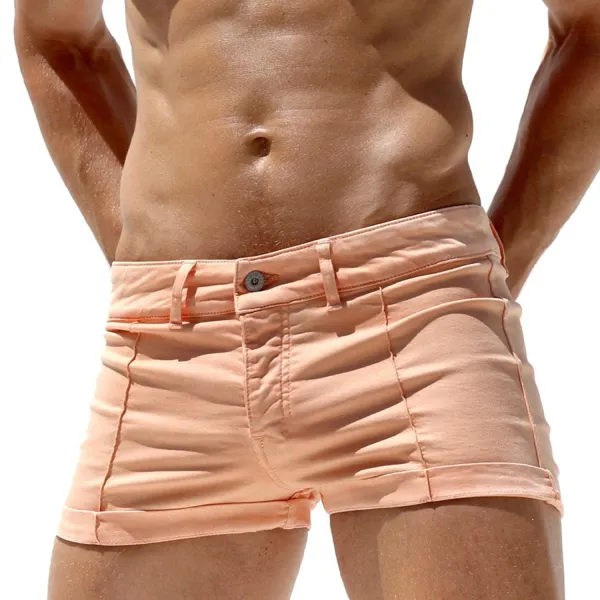 Men's Skinny Pocket Shorts - Spiretime.com 