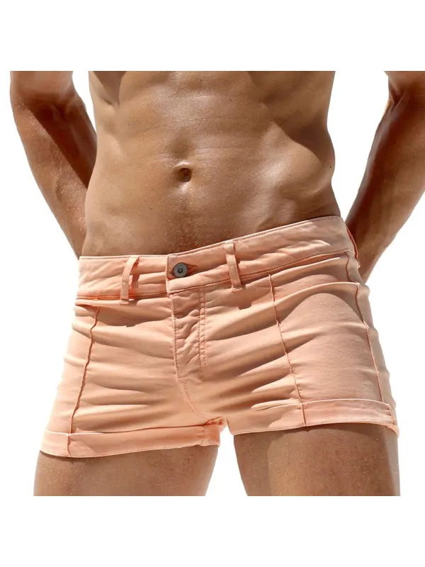 Men's Skinny Pocket Shorts - Anrider.com 