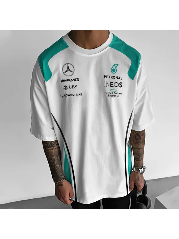 Unisex Racing Team Causal Oversize T-shirt - Anrider.com 