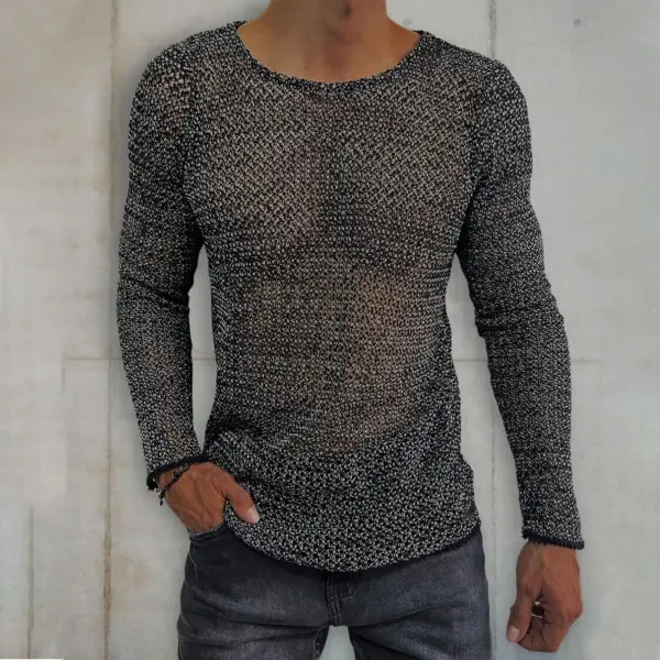 Men's Slim Fit All Season Long Sleeve T-Shirt - Ootdyouth.com 
