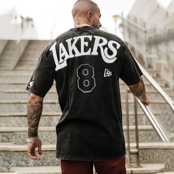 Men's Basketball Los Angeles NO.8 T-Shirt - Ootdyouth.com 