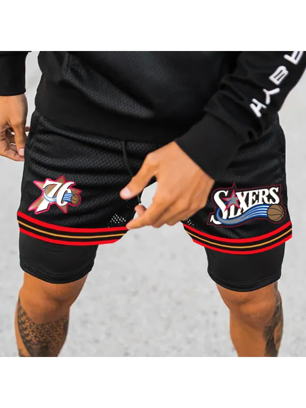 Men's Sports Double Layer Shorts - Anrider.com 