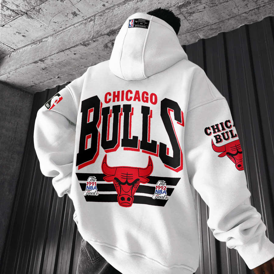 

Oversized Street Style Basketball Print Hoodie Hoodie