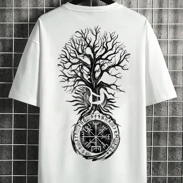 Vegvisir Tree Traditional Vegvisir Historical Sun Stock Tshirt - Anurvogel.com 