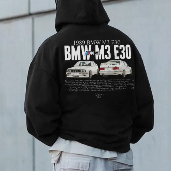 Men's Oversized BMW M3 E30 Racing Hoodie - Wayrates.com 