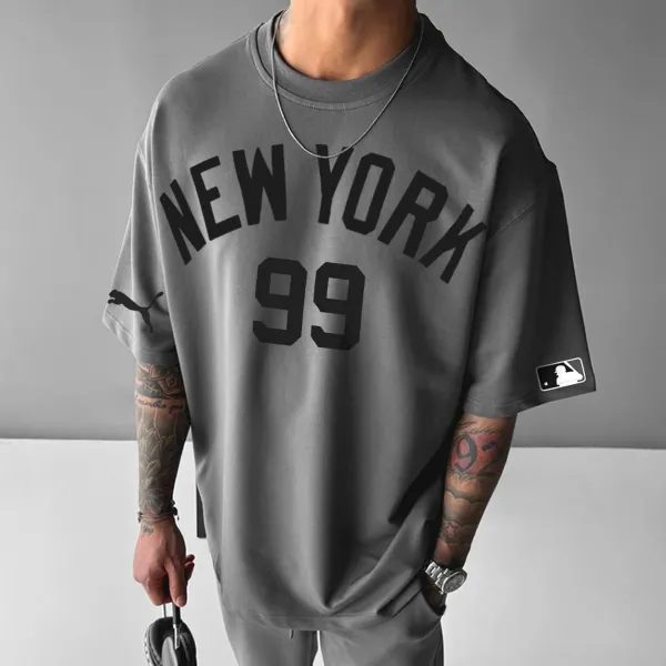 Men's Baseball NO.99 Print Casual T-Shirt - Spiretime.com 